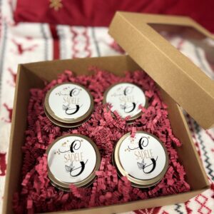 Sojavahast küünlad 4tk kinkekarbis