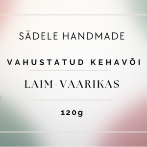 Vahustatud kehavõi "Laim-vaarikas"